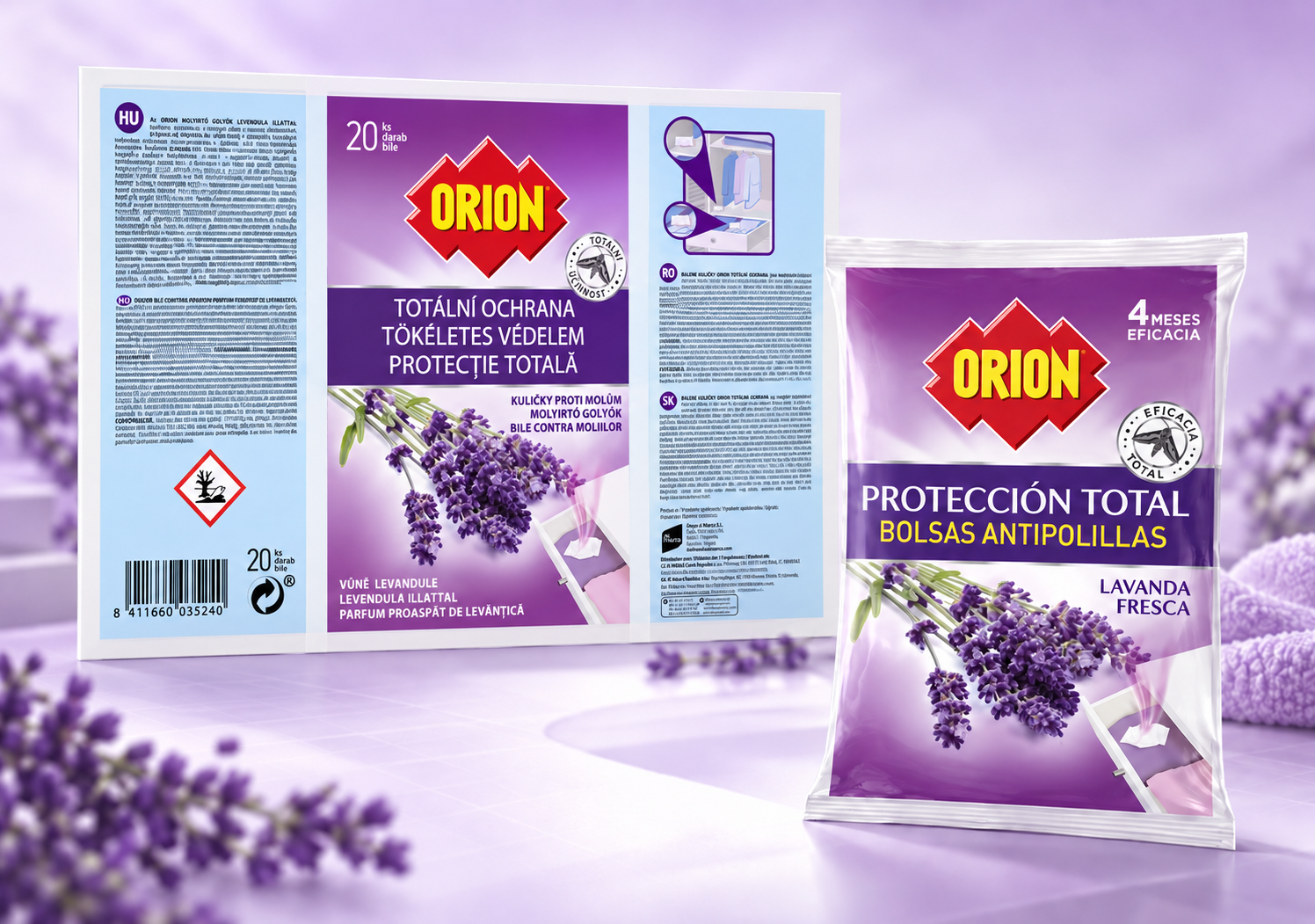 Orion · Adaptación de etiquetado